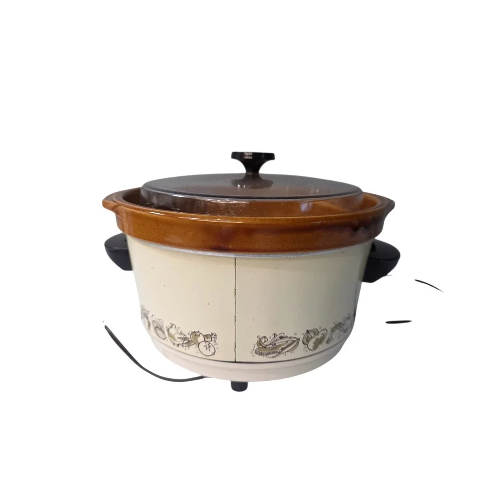 Vintage Rival 5 Quart Crock-Pot Model 3350/2‎ Removable Crock Pot Slow Cooker